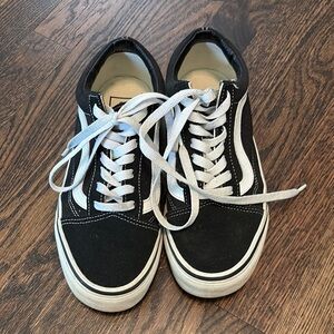 Vans Black and White Old Skool Sneakers